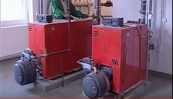 Kotłownia 320 kW-regulacja palników Giersch RG30 z elektrozaworami gazowymi Kromschroder